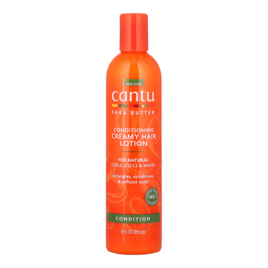 Cantu Conditioning Creamy Hair Lotion, hidratáló krém természetes hajra 355 ml