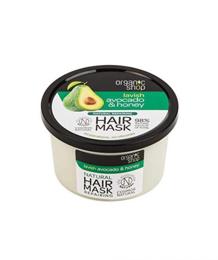 Organic Shop – Lavish regeneráló hajmaszk mézzel és avokádóval 250 ml