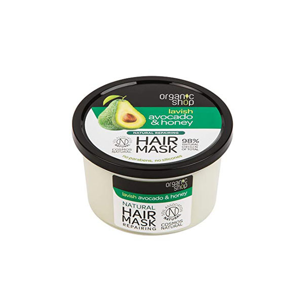 Organic Shop – Lavish regeneráló hajmaszk mézzel és avokádóval 250 ml