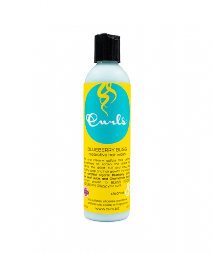 Curls – Blueberry Bliss szulfátmentes javító sampon 236 ml