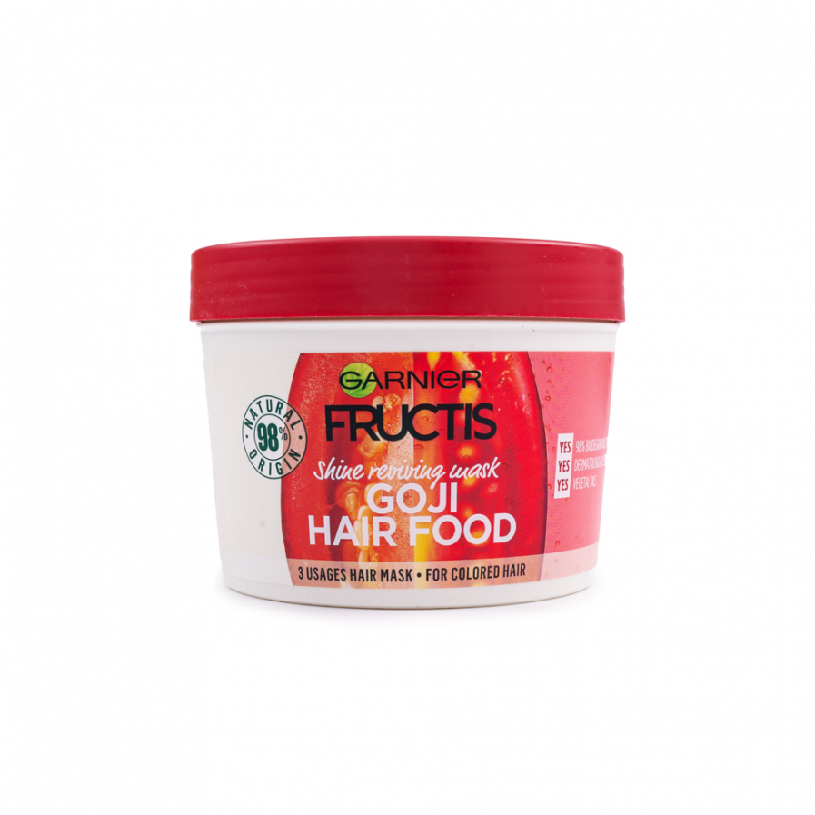 Garnier – Fructis Goji Hair Food 3 in 1 hajfényesítő maszk 390 ml