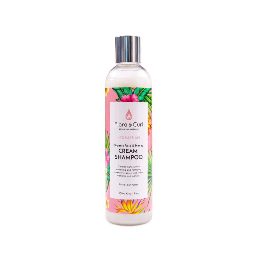 Flora & Curl – Hydrate Me sampon rózsával és mézzel 300 ml