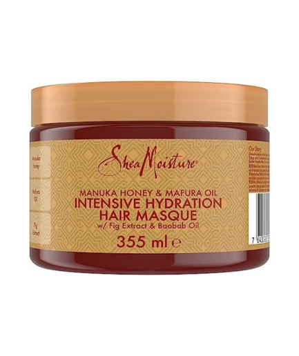 Shea Moisture – Manuka Honey & Mafura Oil Intensive Hydration Hair Masque, intenzíven hidratáló pakolás 355 g