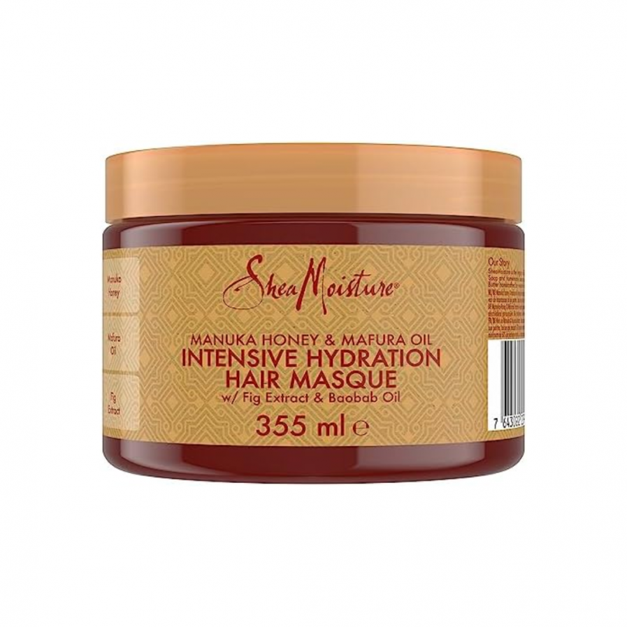 Shea Moisture – Manuka Honey & Mafura Oil Intensive Hydration Hair Masque, intenzíven hidratáló pakolás 355 g