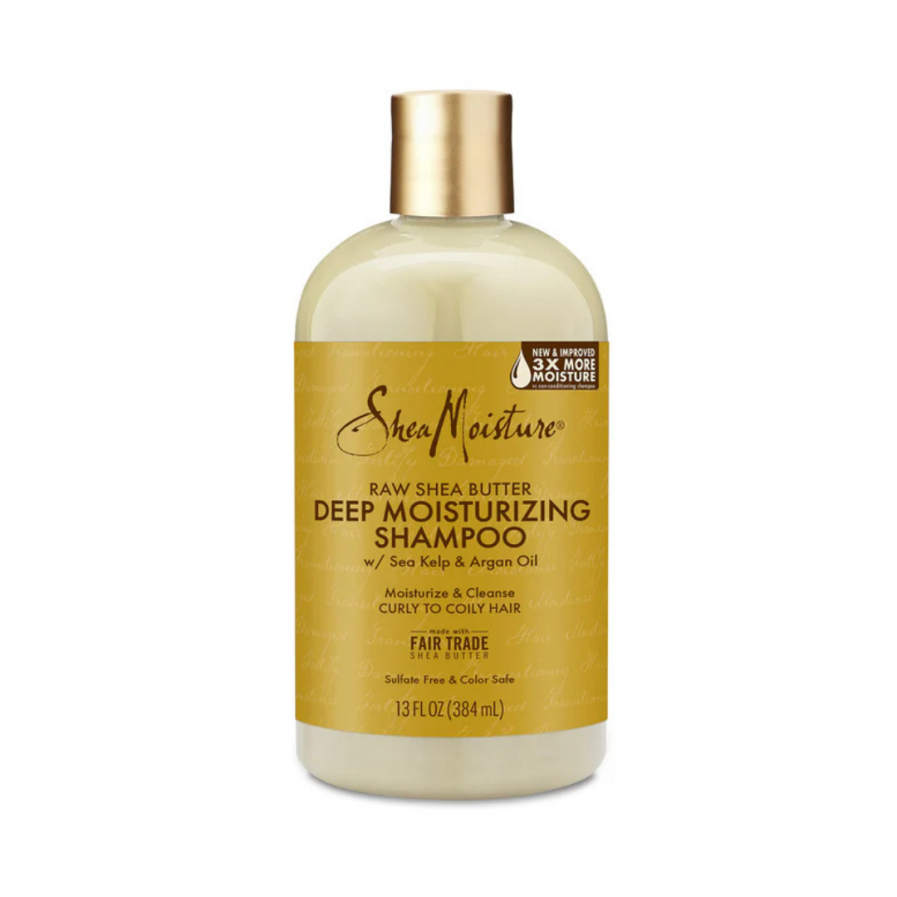 Shea Moisture Raw Shea Butter mélyhidratáló sampon 384 ml