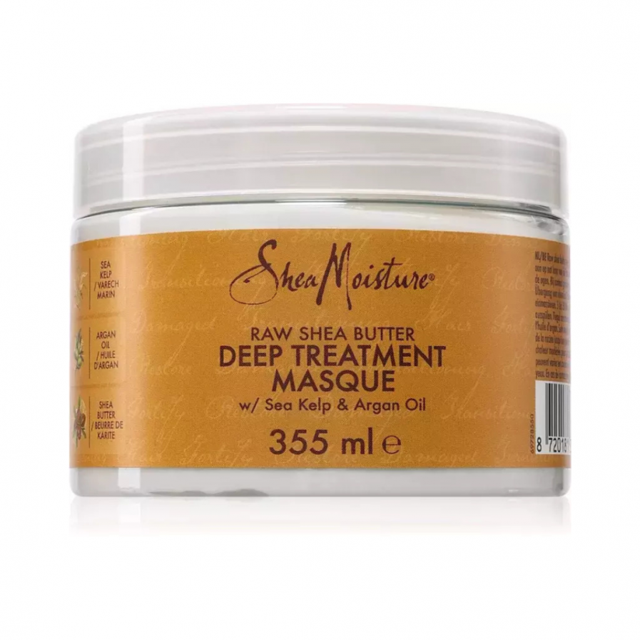 Shea Moisture Raw Shea Butter kezelő mélyhidratáló pakolás Shea vajjal 355 g