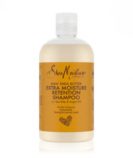 Shea Moisture – Raw Shea Butter mélyhidratáló sampon 384 ml