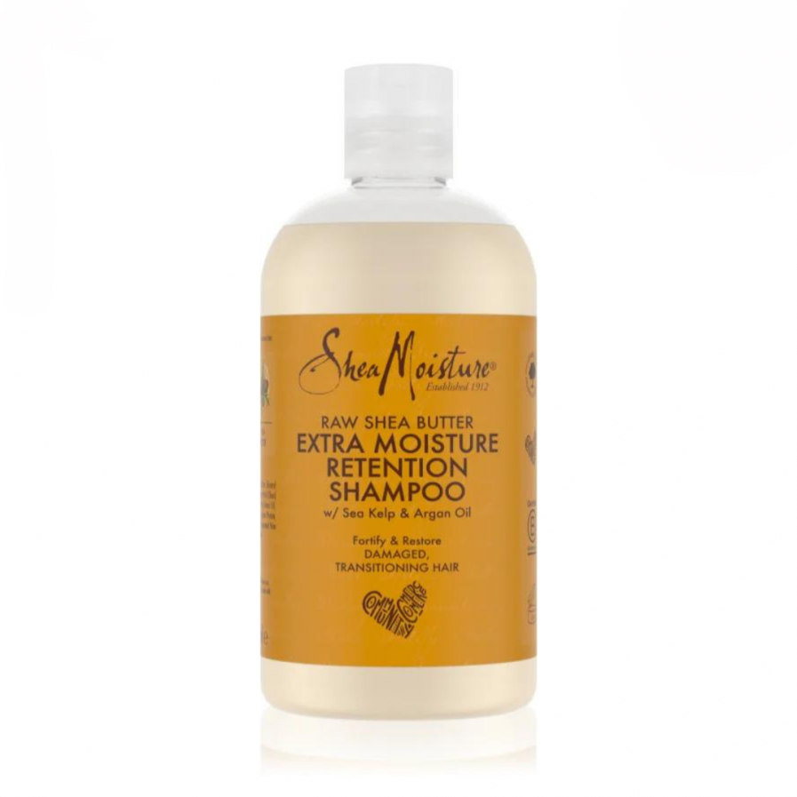 Shea Moisture – Raw Shea Butter mélyhidratáló sampon 384 ml