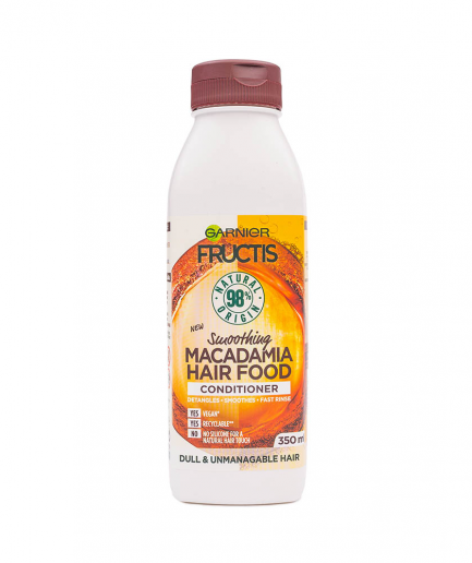 Garnier - Fructis Macadamia Hair Food simító balzsam nehezen kezelhető hajra 350 ml