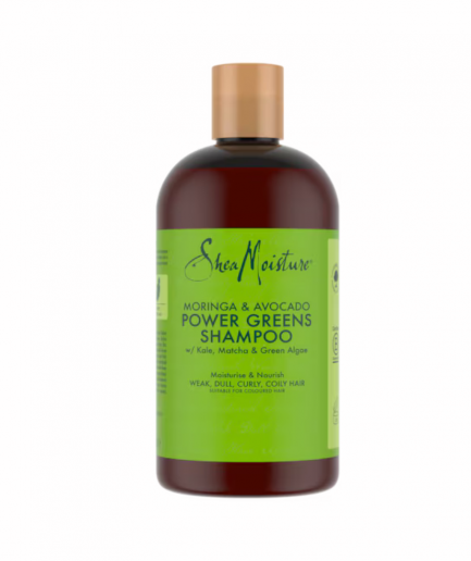 Shea Moisture - Moringa & Avocado Power Greens sampon 384 ml