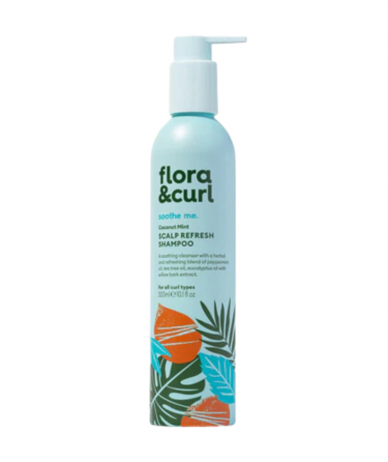 Flora & Curl – Coconut Mint revitalizáló sampon