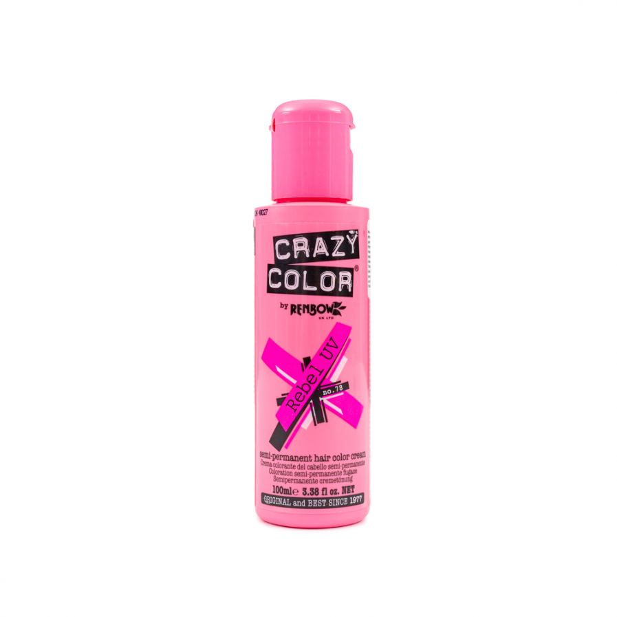 Crazy Color - Rebel UV szemipermanens hajfesték 100 ml