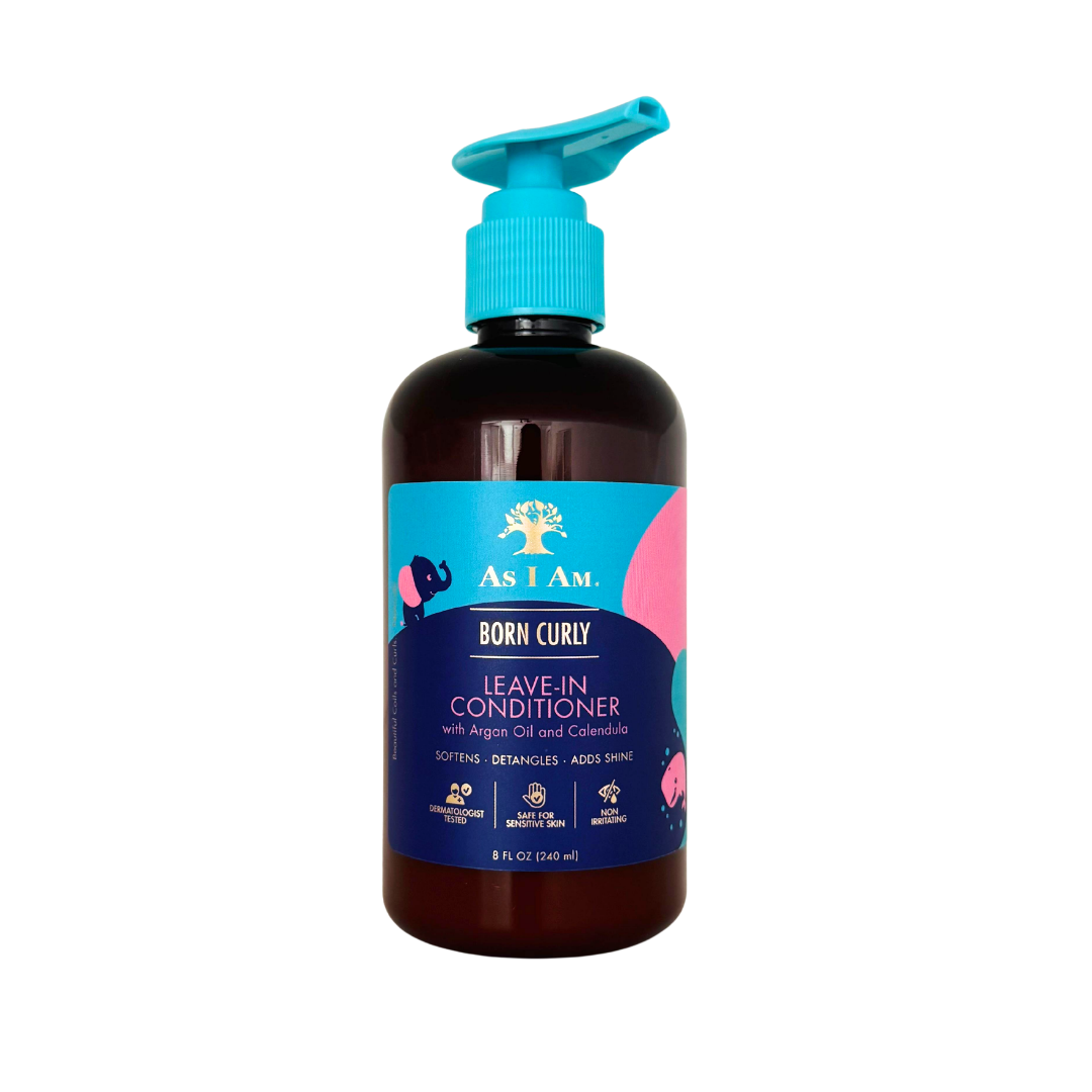 As I Am Born Curly Leave-In As I Am - Born Curly öblítés nélküli balzsam a gyerekek hajának kifésülésére 240 ml