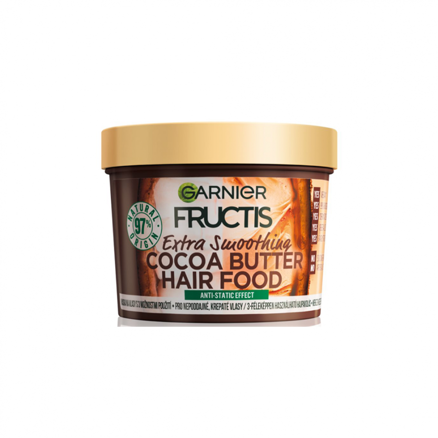 Garnier Fructis - Cocoa Butter Hair Food 3 in 1 szöszösödő hajra 390 ml