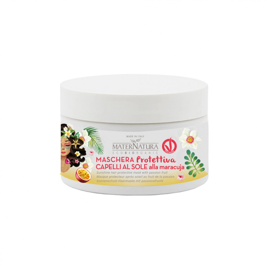 MaterNatura - Védő hajpakolás passiógyümölccsel a napnak kitett hajra 200 ml