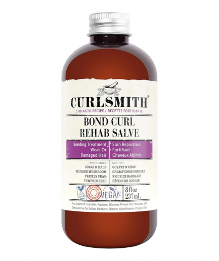Curlsmith Strength Recipe Bond Curl Rehab Salve restrukturáló kezelés 237 ml