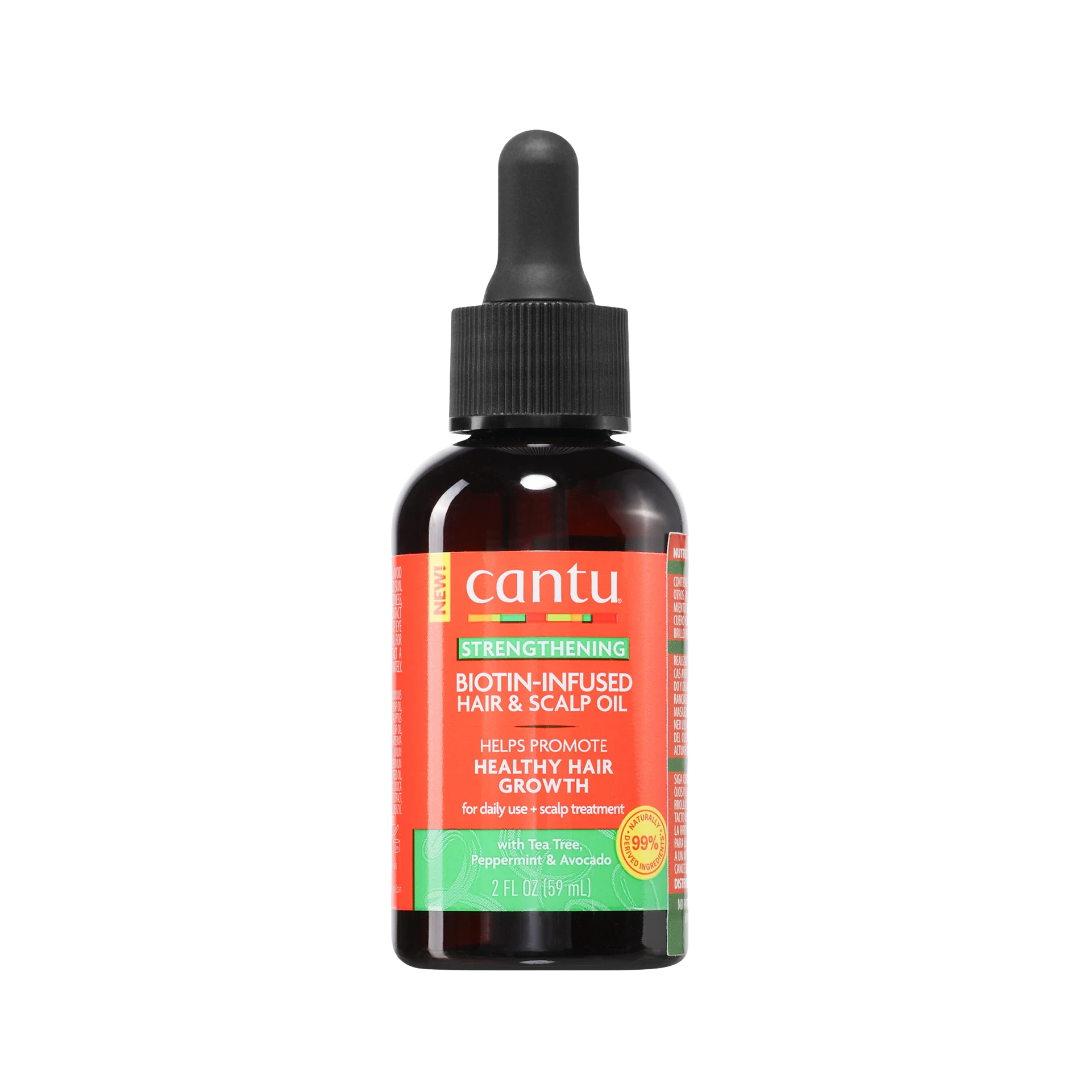 Cantu Strengthening Biotin Infused Hair & Scalp Oil 59ml Cantu Strengthening Biotin Infused Hair & Scalp Oil