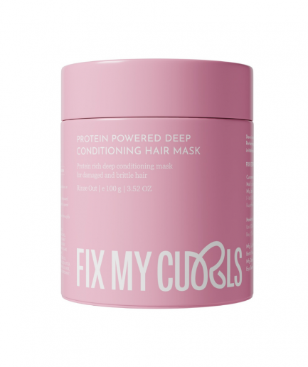 Fix My Curls Protein Powered Deep Conditioning Hair Mask proteines hajpakolás 100 g
