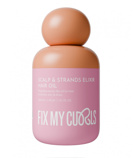 Fix My Curls Scalp & Strands Elixir Hair Oil olaj hajra és fejbőrre 30 ml