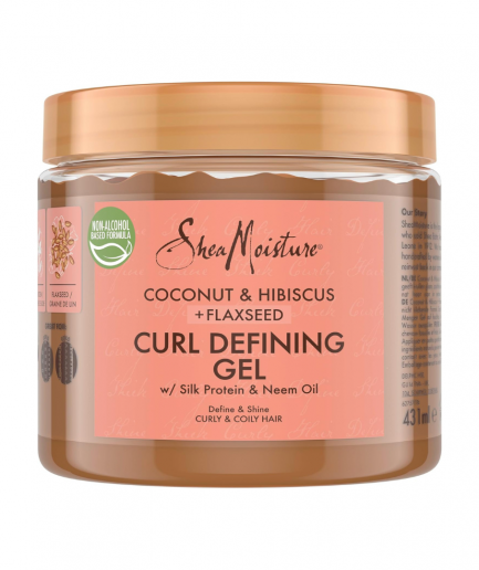 Shea Moisture - Definiáló hajzselé kókusz, hibiszkus és lenmag kivonattal 426 g