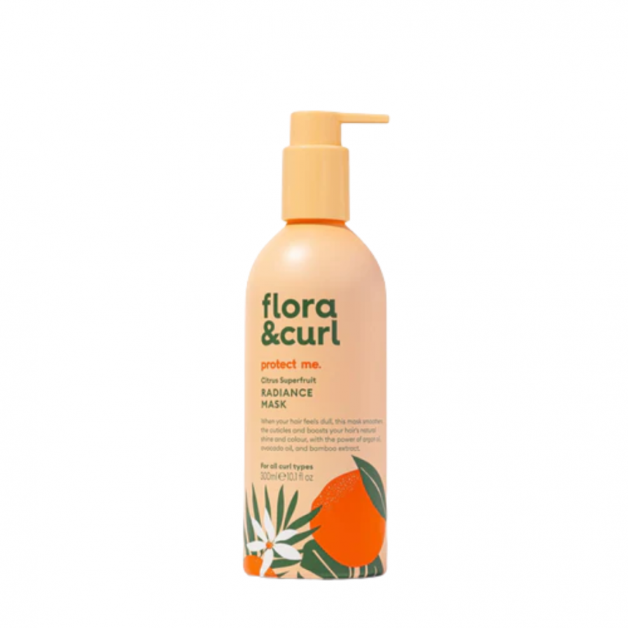 Flora & Curl - Protect Me African Citrus Bloom Superfruit pakolás a haj ragyogásáért