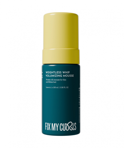 Fix My Curls Weightless Whip Volumizing Mousse, hajhab göndör hajra 100 ml