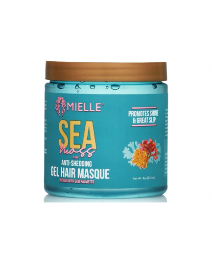Mielle - Hajhullás elleni zselés hajpakolás tengeri algával 235 ml