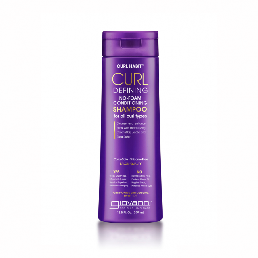 Giovanni Curl Habit - Curl Defining No-Foam Conditioning Shampoo, hajmosó balzsam 399 ml