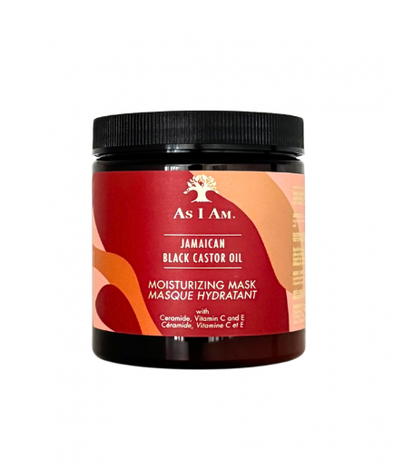 As I Am Jamaican Black Castor Moisturizing Masque, hidratáló és javító pakolás 227 ml