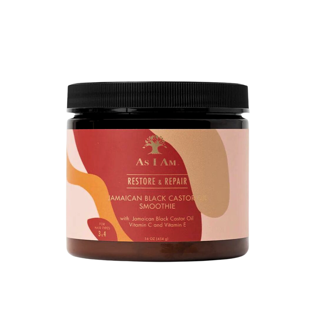 As I Am Jamaican Smoothie As I Am Jamaican Black Castor Smoothie, javító fürtformázó krém 454 g