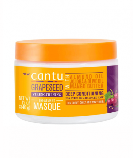 Cantu Grapeseed – Strengthening Treatment Masque, erősítő kezelő pakolás 340 g