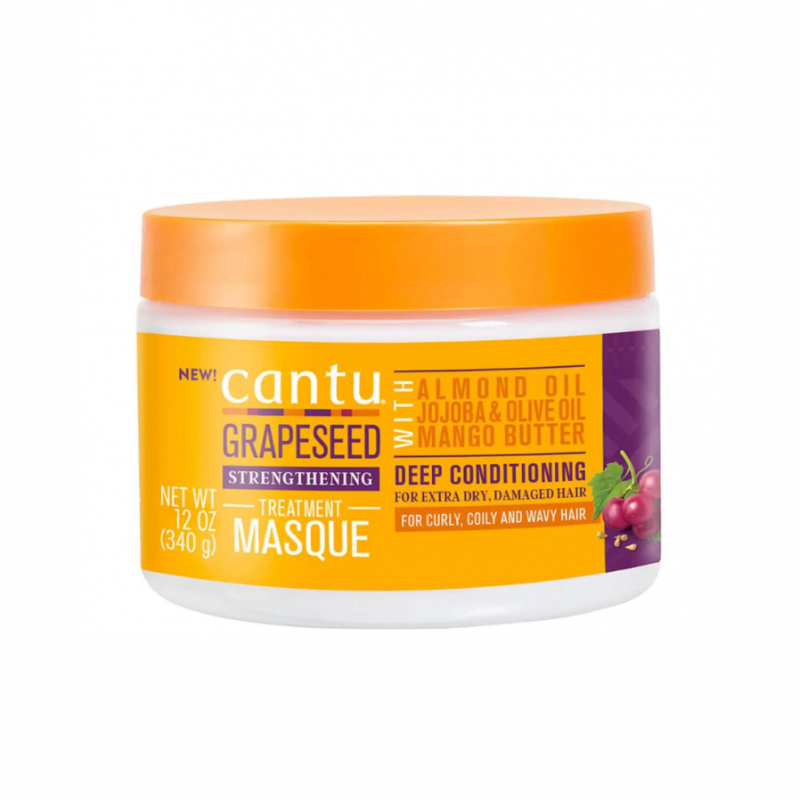 Cantu Grapeseed – Strengthening Treatment Masque, erősítő kezelő pakolás 340 g