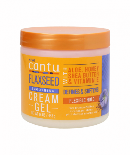 Cantu Flaxseed – Smoothing Cream Gel, krém-zselé a fürtök simítására 453 g