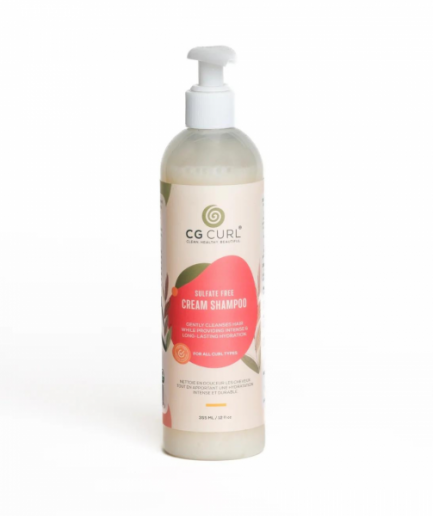 CG Curl – Sulfate Free Cream Shampoo, krémes szulfátmentes sampon 355 ml