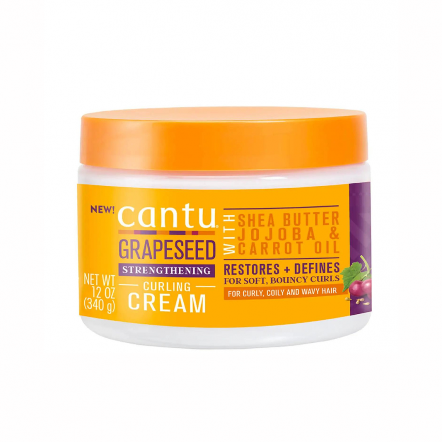 Cantu Grapeseed – Strengthening Curling Cream, erősítő fürtformázó krém 340 g