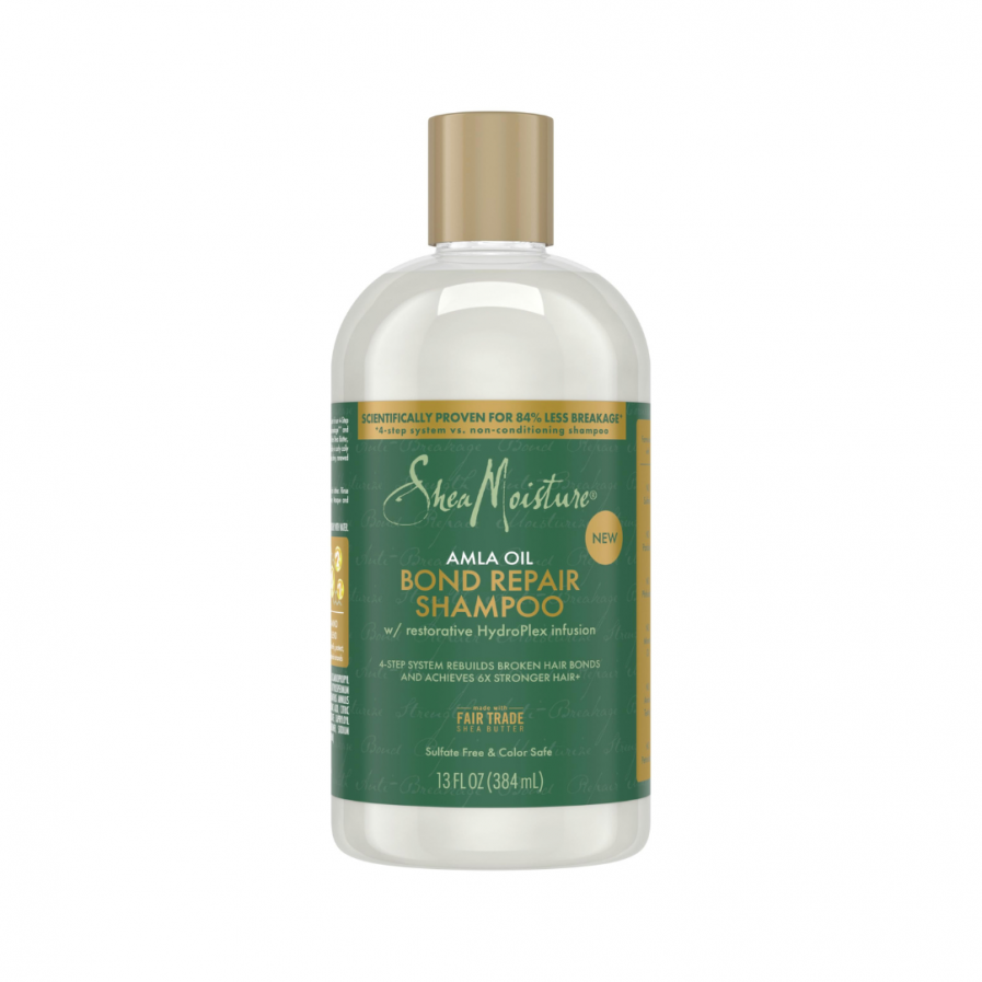 Shea Moisture - Amla Oil Bond Repair Shampoo, Javító sampon göndör hajra 384 ml