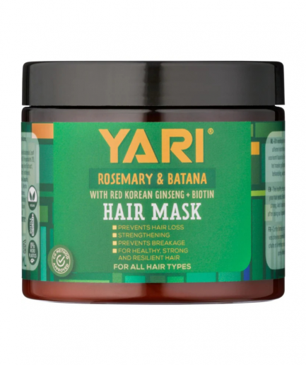 Yari Rosemary & Batana Mask, Erősítő maszk hajhullás ellen 400 ml