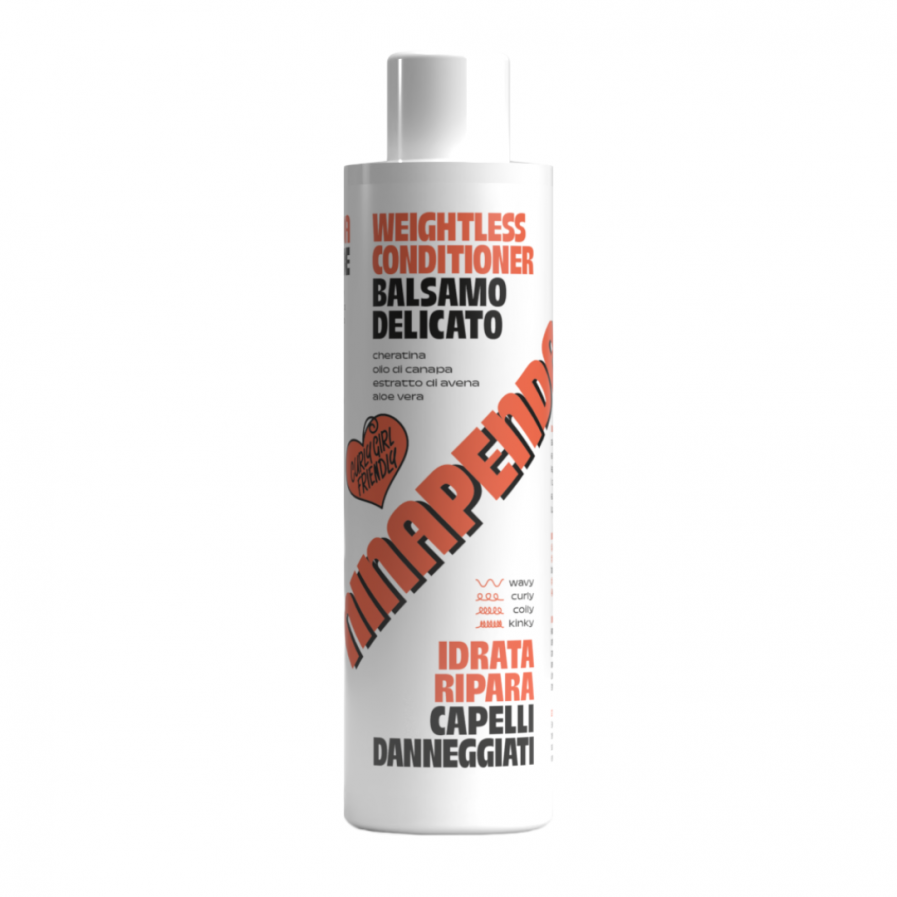 Ninapenda Weightless Conditioner, regeneráló és hidratáló balzsam göndör hajra 250 ml