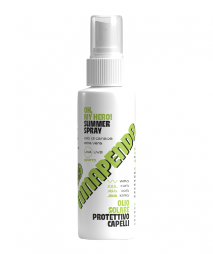 Ninapenda My Hero Summer Spray, SPF 15 napfényvédő spray göndör hajra 100 ml