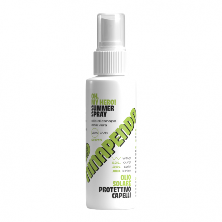Ninapenda My Hero Summer Spray, SPF 15 napfényvédő spray göndör hajra 100 ml