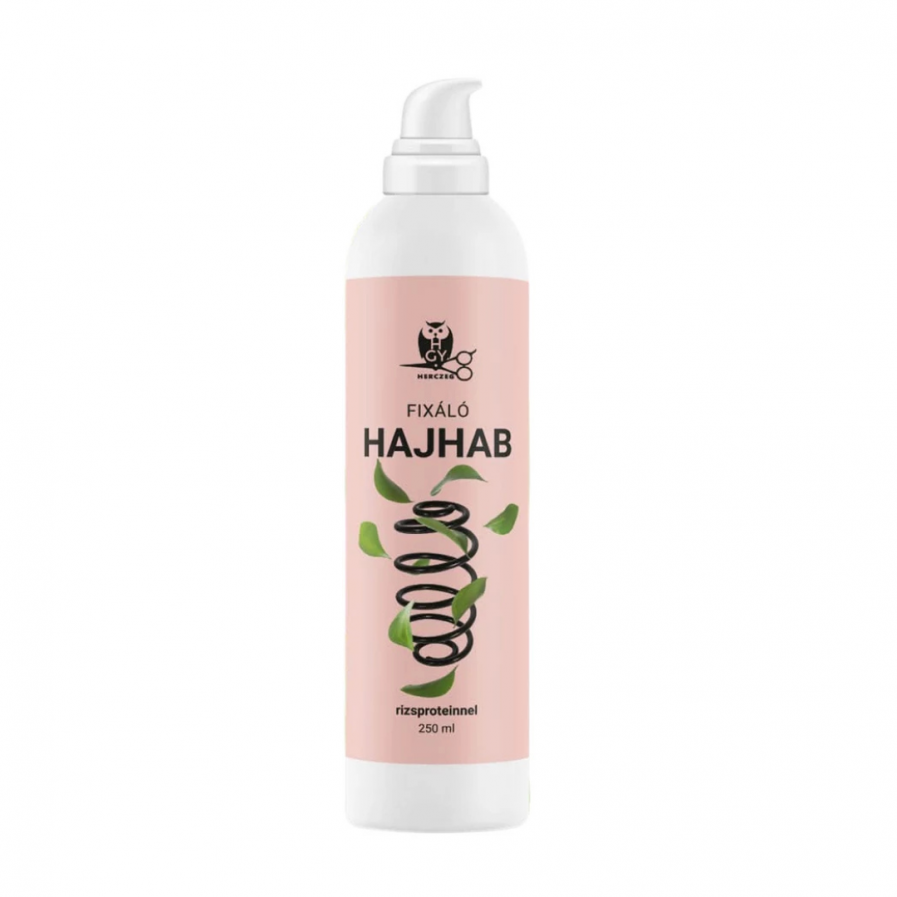 Herczeg Hidratáló-fixáló hajhab rizsproteinnel 200 ml