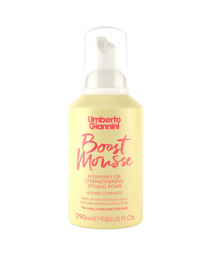 Umberto Giannini Boost Mousse – erősítő hab göndör haj formázásához 225 ml