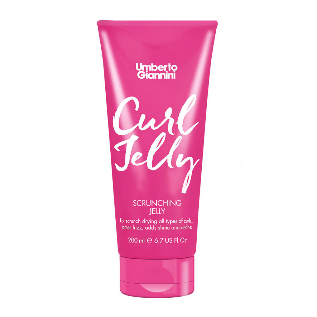 Umberto Giannini Curl Jelly Scrunching Jelly, definiáló és frizz-ellenes hajzselé 200 ml Umberto Giannini Curl Jelly Scrunching Jelly, definiáló és frizz-ellenes hajzselé 200 ml