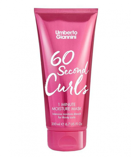 Umberto Giannini 60 Second Curls Intensive Mask, intenzív, 1 perces hidratáló hajpakolás göndör hajra 200 ml