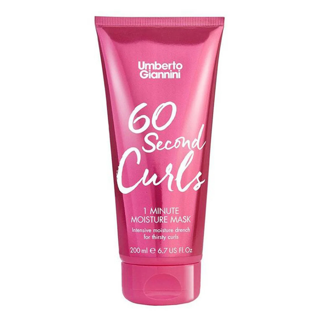 Umberto Giannini 60 Second Curls Intensive Mask, intenzív, 1 perces hidratáló hajpakolás göndör hajra 200 ml Umberto Giannini 60 Second Curls Intensive Mask, intenzív, 1 perces hidratáló hajpakolás göndör hajra 200 ml