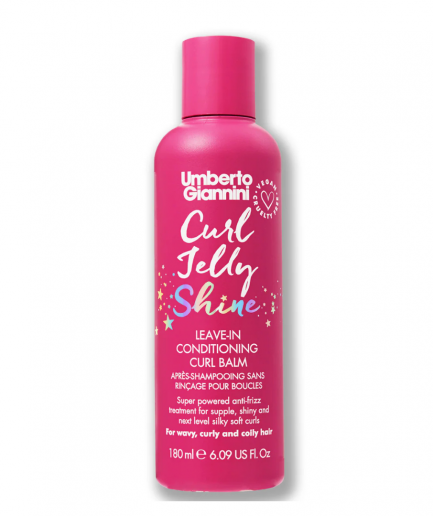 Umberto Giannini Curl Jelly Shine Leave-In Conditioning Balm, Leave-in balzsam göndör hajra 180 ml