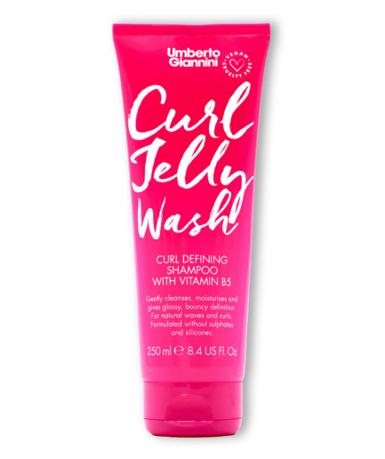 Umberto Giannini Curl Jelly Wash Shampoo, göndör fürtdefiniáló sampon B5-vitaminnal 250 ml