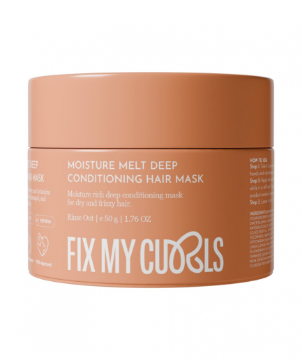 Fix My Curls Moisture Melt Deep Conditioning Hair Mask, mélyhidratáló pakolás 50 g