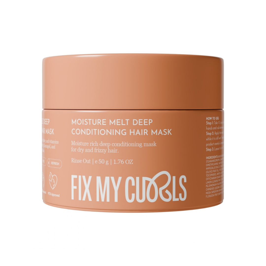 Fix My Curls Moisture Melt Deep Conditioning Hair Mask, mélyhidratáló pakolás 50 g Fix My Curls Moisture Melt Deep Conditioning Hair Mask, mélyhidratáló pakolás 50 g