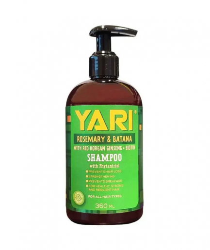 Yari Rosemary & Batana Shampoo, Erősítő sampon hajhullás megelőzésére 360 ml